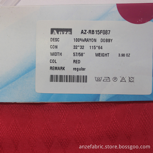 New style wholesale bali acetate rayon dobby fabric
